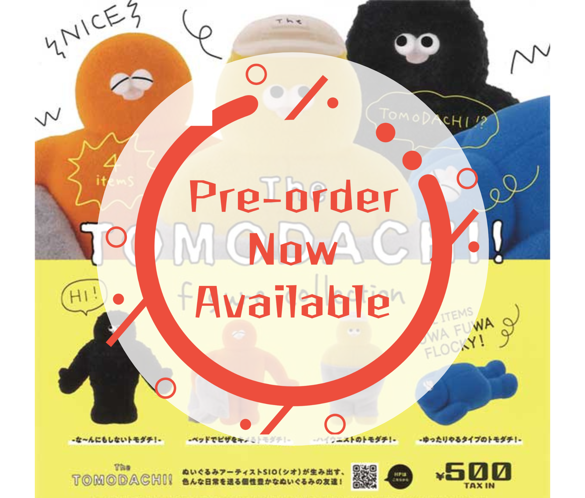 [Mar Pre-order] The TOMODACHI! Figure Collection [Complete Set of 4]