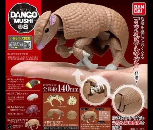 だんごむし 08　だんごむしとミツオビアルマジロ [全5種セット]