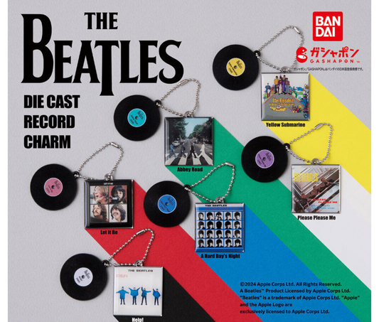 BEATLES ビートルズ ダイキャストレコードチャーム [全6種セット]