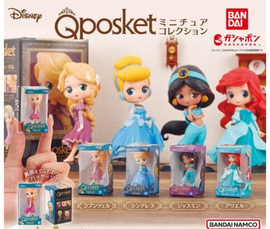 Disney Qposket ミニチュアコレクション［全4種セット］