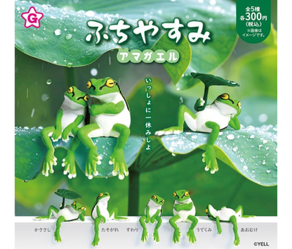 【7月予約】《再販》ふちやすみアマガエル［全5種セット］