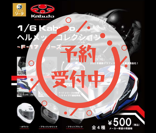 【11月予約】1/6 Kabutoヘルメットコレクション ～F-17シリーズ～［全4種セット］