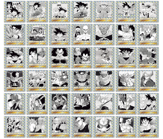 ドラゴンボール40周年記念 オリジナルイラストレーション シールウエハース [全42種セット]